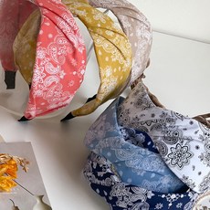 페이즐리머리띠