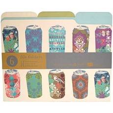 The Gift Wrap Company 페퍼 후추 Pot 6-Count 재활용 화일 파일 폴더 홀더, 상세내용참조