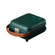 크로플기계 와플 가정용 다기능 아침 식사 미니 샌드위치 메이커 포터블 조리기, 01 Green_02 EU, 1개