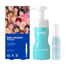 [SET]렛츠인클리어 12개입+티트리 페미닌 폼워시 160ml +티트리 페미닌 미스트 30ml, 단품