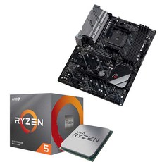 ASRock X570 PG4 메인보드 + AMD Ryzen 5 3600X CPU 번들 게이밍/그래픽 작업용 - 라이젠3600x