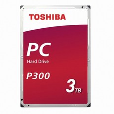 도시바 P300 8.89cm HDD 하드디스크 HDWD130 SATA3 7200 64M, 3TB, P300 시리즈 - 3tb