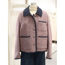 [JJ지고트] 믹스 텍스쳐 배색 퀼팅 자켓 GMCA0JK_R4 백화점 아울렛 (4417222)