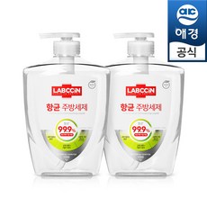 랩신 항균주방세제 라임향 750ml, 2개