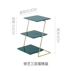 철예 도자기 케이크 쟁반 디저트 테이블 세팅 세트 결혼-45108, 옵션02, 단일옵션