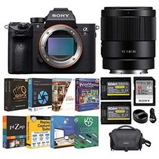 Sony a7R III Full-Frame Mirrorless Interchangeable-Lens Camera with E 35mm f1.8 Large Aperture Prim, One Color_One Size, 상세 설명 참조0, 상세 설명 참조0