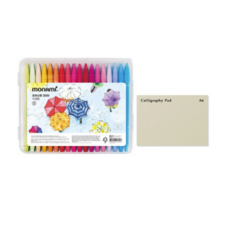 픽셀아트컬러링+모나미프러스펜48색세트