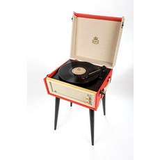 영국 GPO 버뮤다 레트로 LP 플레이어 블루투스 레드 턴테이블 Shopp!ngWell, 단품