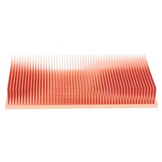 순수 구리 방열판 100X50X15mm 전자 RAM 칩용 Skiving 핀 방열판 라디에이터 LED VGA 냉각 냉각기, 하나, 보여진 바와 같이, 보여진 바와 같이, 1개