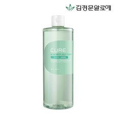 [김정문알로에] 큐어 알로에 워터 젤리 토너 500ml, 1세트