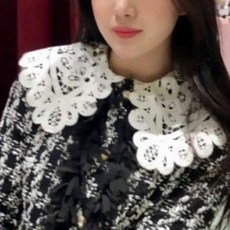 레이스 바로배송 B뜨개레이스 카라 케이프