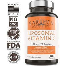얼슨서플먼트 리포솜 리포조말 비타민C 1400mg 180캡슐, 1개