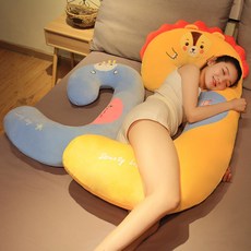 침대 위의 긴 베개 임산부용 긴 베개 임산부 옆에서 수면 다리 베개 롱쿠션, 1 블루 램, 1 1M 【제거 및 세척이 용이 한 내부 탱