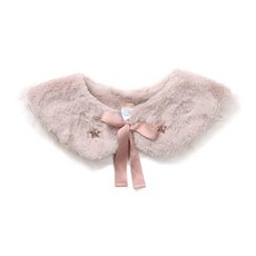 [현대백화점][밍크뮤]SC (PK)블링스타FUR카라 유아목도리 5세까지 유아 신생아 원피스 악세서리 방한 망토