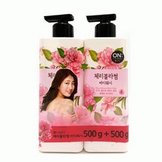 헤라클라쓰 LG 온더바디 바디워시 체리블라썸 500g+500g 1개 바디샴푸, 단일 수량
