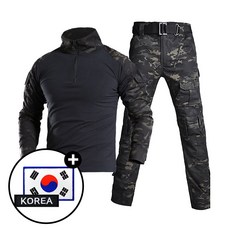 [SET] 택티컬 전술 컴뱃셔츠 긴팔+팬츠 세트 - 아웃도어 군인 간부 강철부대 캠핑 카고 바지 SET] 택티컬 전술 컴뱃셔츠 긴팔+팬츠 세트 - 아웃도어 군인 간부 강철부대 캠핑 카고 바지