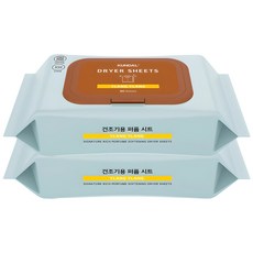KUNDAL 昆黛爾 10倍高濃縮香氛柔軟烘衣紙, 2包, 80張