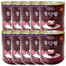 참존 빙수팥 통단팥 캔, 850g, 10개