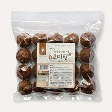 네니아 무농약 우리밀로 만든 초코머핀 600g(30g x 20개), 단품