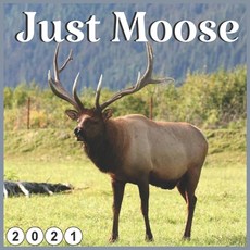 Just Moose: 2021 wall & Office Calendar 16 Monthe Paperback, Independently Published