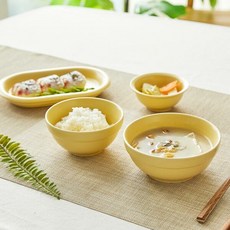 [모던하우스] L 마임 1인 식기세트(4P)_옐로베이지, 선택:단일상품