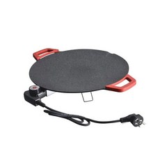 스틱 전기 철판 28CM 700W 가정용 바베큐 그릴 무연 플레이트 라운드 실내, 220V28cm, 1개
