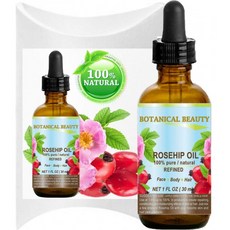 로즈힙 오일 100 % 순수 / 천연 / 정제 / 원액 얼굴 바디 헤어 및 네일 케어. 1 액량 온스-30 ml., 1