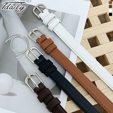 티데일리 클래식 심플 벨트 캐주얼 인조 가죽 여성벨트 정장벨트 (4color)