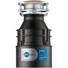 InSinkErator 쓰레기 처리 오소리 1 1/3 HP 연속 공급
