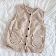 파토리 성인 어른 수면조끼 실내 성인용 수면조끼 뽀글이 김장 김장옷