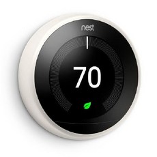 구글 네스트 자동 스마트 온도조절기 3세대 / Google Nest Learning Smart Thermostat Mirror Black 1개 상품 이미지