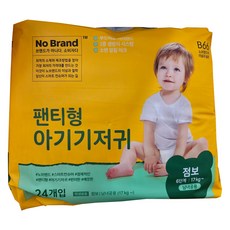 노브랜드 팬티형 아기 기저귀 남녀공용 점보 24P Underwear diapers Combined for men and women Jumbo 24P, 점보형(2XL), 24개