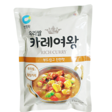 청정원 카레여왕 1kg 커리 강황가루 파우더 분말, 1개