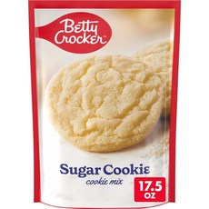 Betty Crocker Sugar Cookies Cookie Baking Mix 17.5 oz 베티 크로커 설탕 쿠키 쿠키 베이킹 믹스 17.5온스, 1개, 496g