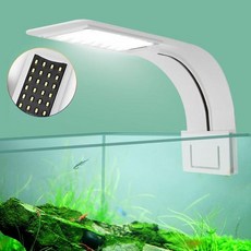LED 새우놀이터 슬림 수족관 조명 수생 식물 성장 어항용 방수 온 램프 5W 10W 15W, 1개