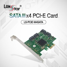 라인업시스템 LANSTAR 4포트 SATA3 PCIe 카드 (LS-PCIE-4SATA), 상세페이지 참조