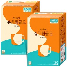 동서식품 맥심 슈프림골드 커피믹스 130T+130T, 기본상품, 2개