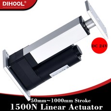 로드 50mm 150KG mm/s 1500N 1000mm 5 전기 ~ 리프팅 52 전동 스트로크 DC4V 선형 모터 텔레스코픽 푸시 액추에이터, 50mm stroke, 20kg load 52mms, 1개