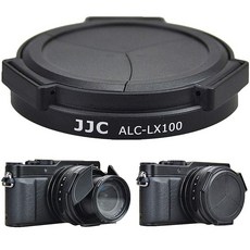 JJC LUMIX DMC-LX100 DMC-LX100II D-LUX (Typ 109) D-LUX 7 Panasonic DMW-LFAC1 오토 렌즈 캡 파나소닉 라이카 카메라 대응 자동 개폐