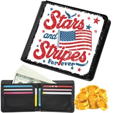 성조기 여권 지갑 반지갑 케이스 중학생 초등학생 고등학생 아동 선물 굿즈 Stars and Stripes