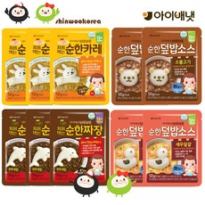 아이배냇 유아용 베베 순한 덮밥 소스 짜장3+카레3+새우달걀2+소불고기2, 10개, 50g - 아이베넷짜장