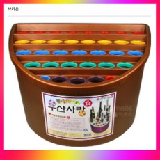 우산꽂이 34구 이동식 우산통 정리함 대용량 여름 장마 비오는날 우산거치대 우산 꽃이, 1개, 그레이