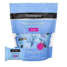 뉴트로지나 여행용 클렌징티슈 1팩(1팩당 20개) Neutrogena Makeup Remover Cleansing Towelette, 1팩, 20개