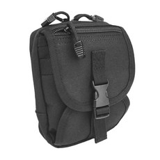 QDY 유틸리티 molle gadget 파우치 백 / 다이브 웨이트 벨트 포켓, 나일론, 검은