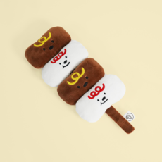 펫베오 강아지 노즈워크 소떡소떡 삑삑이 장난감, 1개