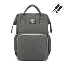 기저귀가방 아기 방수 배낭 패션 엄마 출산 어머니 브랜드 교환 엄마용 간호, 5) TQ02-Dark gray