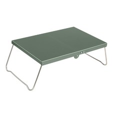 휴대용 캠핑 테이블 소형 접이식 해변 테이블 캠프 테이블 설치하기 쉬운 캠프 테이블, 짙은 녹색