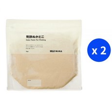 무인양품 발효 누카도코 누카즈케 1kg x 2팩 세트