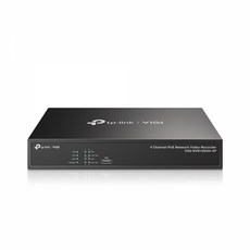 티피링크 VIGI NVR1004H-4P 10TB HDD 지원 4채널 PoE+ 네트워크 비디오 녹화기, 단품, 1개 - 티피링크녹화기