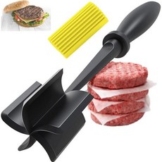 갈은 소고기 다지기 도구 고기 차단기 윗부분, 1 Pack-Black, 1개